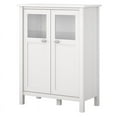 thumbnail image 1 of Broadview Bar Cabinet with 2 Door Wine Storage in White - Engineered Wood, 1 of 11