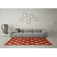 thumbnail image 3 of Ahgly Company Indoor Round Oriental Brown Industrial Area Rugs, 5' Round, 3 of 4