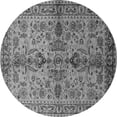 thumbnail image 1 of Ahgly Company Indoor Round Oriental Gray Industrial Area Rugs, 6' Round, 1 of 4