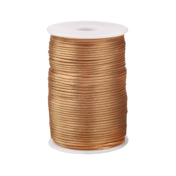 Namzi 109Yards Nylon Beading Cord, 1.5mm Knotting/Jewelry Making/Braided Cord, Thread for Jewelry CraftsKhaki