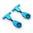 thumbnail image 4 of pitrice 2 Pcs Bras RC Amélioré 1/10 pour Tamiya TT02 4WD sur Route Modèle Accs avant Bleu, 4 of 5