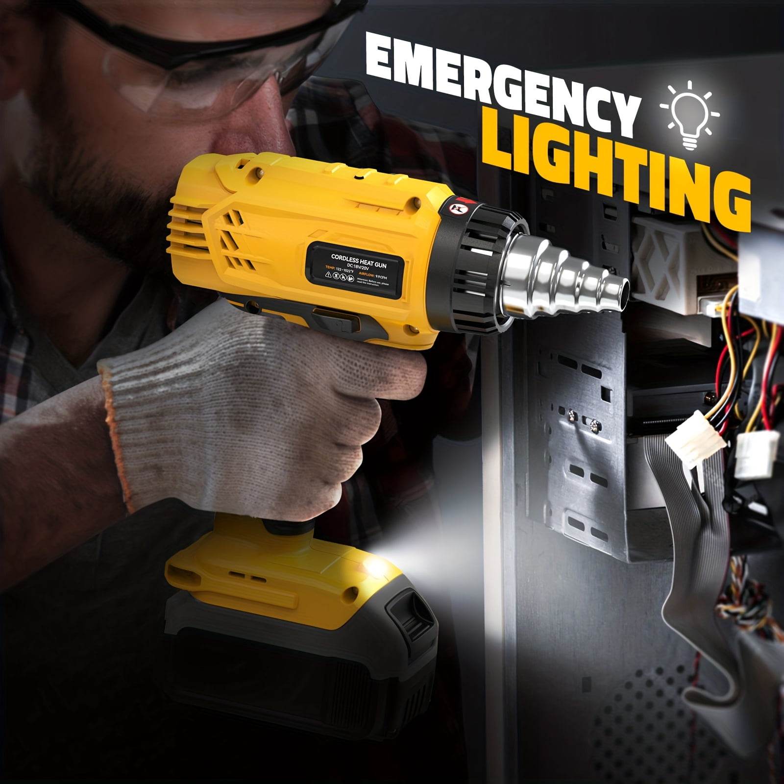 Wireless hot air gun