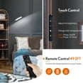 thumbnail image 4 of Outon LED Floor Lamp with Remote Touch Control Adjustable Standing Reading Light with 4 Color Temperature for Living Room(Brown), 4 of 7