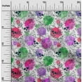 thumbnail image 1 of oneOone Rayon Pink Fabric Floral & Skull Quilting Supplies Print Sewing Fabric By The Yard 56 Inch Wide, 1 of 6