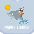 thumbnail image 4 of Inktastic Naples Florida Vacation Boys or Girls Baby Bib, 4 of 4