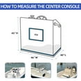 thumbnail image 6 of Seapisode 600D Fade and Tear Resistant Boat Center Console Cover,Heavy-Duty Waterproof and UV Protection Trailerable Boat Console Cover with Windproof Strap, Grey (Large Size up to 40" L 46" W 45" H), 6 of 7