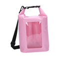 thumbnail image 2 of Funda impermeable para teléfono, bolsa seca de 5 l, bolsa flotante para kayak, bolsa para deportes al aire libre, rollo hermético Rosa, 2 of 9