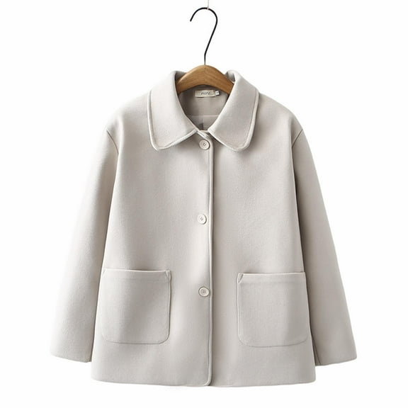 Womens Elegant Down Puffer Jacket Button Front With Pockets For Sophisticated Winter Warmth Womens Winter Coats