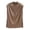 Khaki, variant on Glisme Tank Tops For Women Turtleneck Sleeveless Cotton Solid Casual Loose Tunic Top Tee Shirt Tank Leisure White Tee