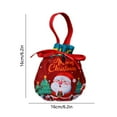 thumbnail image 6 of YIKA Christmas Gift Bag Christmas Eve Apples Gift Box Christmas Eve Fruit Packaging Box Candy Gift Bag Decoration Christmas Bag Christmas Decorations A, 6 of 6