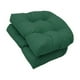 thumbnail image 2 of Cojín De Mimbre Para Asiento De Patio, Transpirable, Para Interior Y Exterior, Color Verde Oscuro, 2 of 8