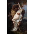 thumbnail image 2 of Alexandre Cabanel 10x14 Gold Ornate Wood Frame and Double Matted Museum Art Print Titled - Nymph Abducted by a Faun (1861), 2 of 4