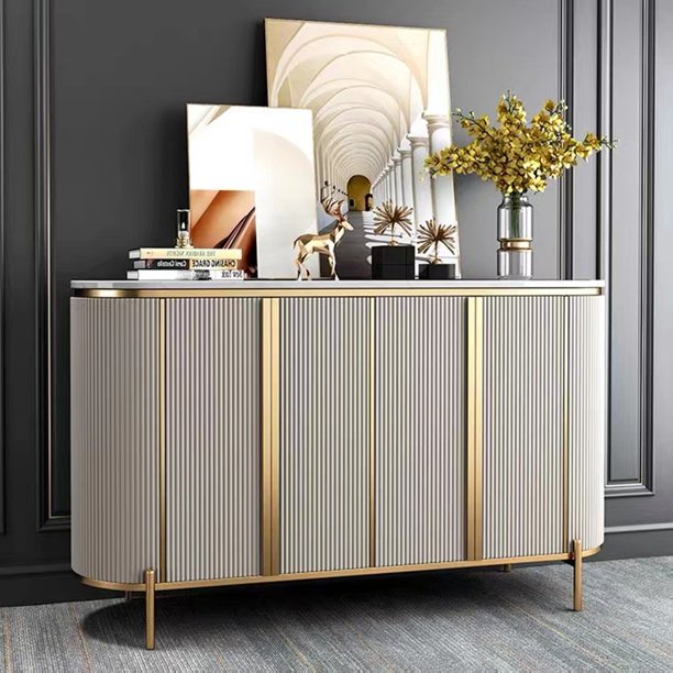 Muebles de sala de estar, aparadores negros, aparador de lujo, gabinete de Buffet, aparadores de cocina, gabinetes de cocina, tipo cajonera, almacenamiento Li