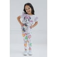 thumbnail image 2 of Disney Minnie Mouse Toddler Girls T-Shirt and Leggings Outfit Set Purple / Multicolor 4T, 2 of 5