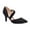 Black-new, variant on Pennysue Women's White Strappy Short Heels With Pointed Toes Size 8