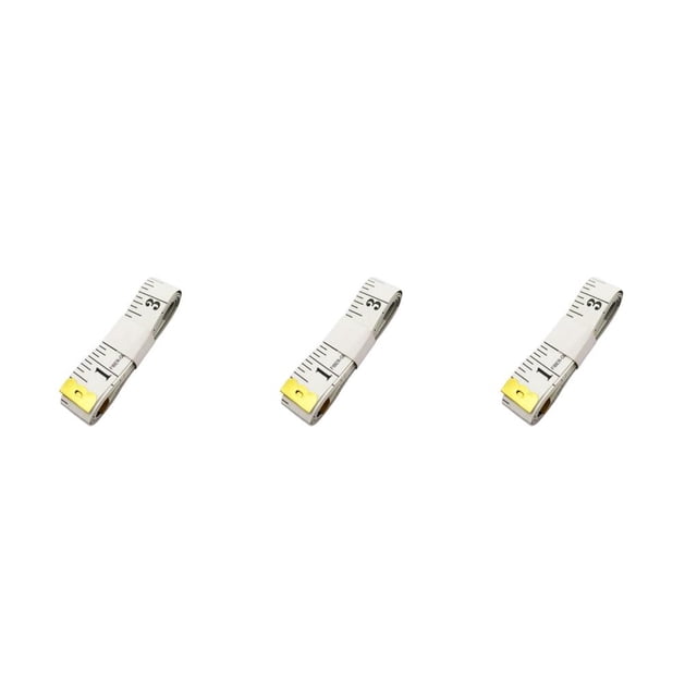 Cateissary Regla de cinta métrica, accesorios de sastrería universales para el hogar, medidor de costura de tela, reglas precisas para medir el Type1