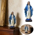 thumbnail image 2 of Mary Statue 8.5 Inch, Our Lady of Grace Blessed Mother Resin Figurine, Hand-Painted Catholic Gifts, Religious Home Decor & Indoor Sacrament Statues, 2 of 9