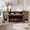 Gray Wash, variant on FlowSun 59 inch Fireplace TV Stand for TVs up to 65'',Modern Highboy Media Console with 24'' 3-Side Glass Fireplace,Adjustable Flame & LED Color,Gray Wash