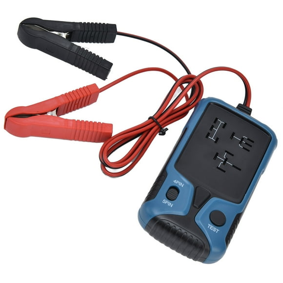Relay Tester, Portable Multifunctional Car Battery Tester High Temperature Easy To Use Automotive Relay Tester For 12V Battery