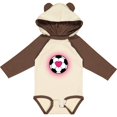 thumbnail image 3 of Inktastic Soccer Player Sports Lover Girls Long Sleeve Baby Bodysuit, 3 of 5