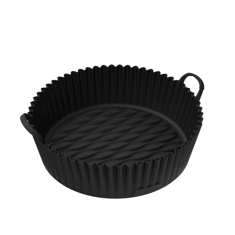 Eastshop Baking Pan Double Handle Food Grade Non-Stick Bakeware Silicone Kitchen Oven Baking Tray Chicken Nugget Grill Basket Daily Use, Adult Unisex