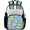Multicolor 2, variant on Jiaoprinted Cherries Strawberries Clear Backpack for Stadium Events, Cute Summer Fruit Transparent Plastic Bag for Games, Security Checks, Festivals, Concerts