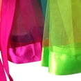 thumbnail image 6 of CPNG Girls Tutu Dress Rainbow Colored Tulle Ruffle Skirt Princess Tutu Dance Outfit Party Birthday Princess Dress(Multicolor,4-6 Years), 6 of 8