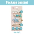 thumbnail image 2 of Crusward 5 Pcs Mermaid Hair Clip Set, Shiny Shells Pearl Head Pieces Princess Hair Accessories for Toddler Little Girl Birthday Party Gifts, 2 of 7