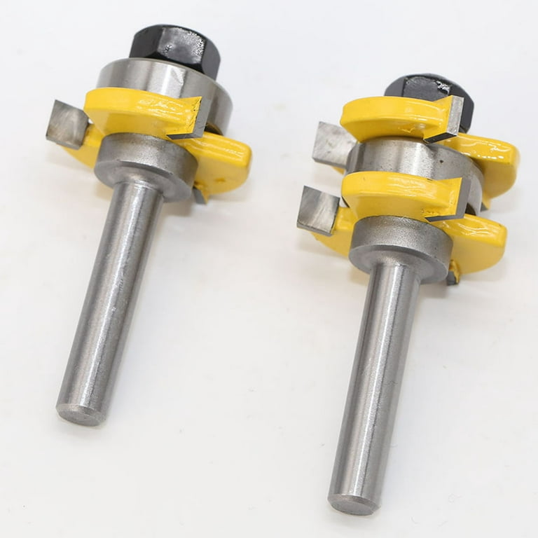 Tongue & Groove Router Bits - 1-1/2 Stock - 1/2 Shank - Yonico 15224