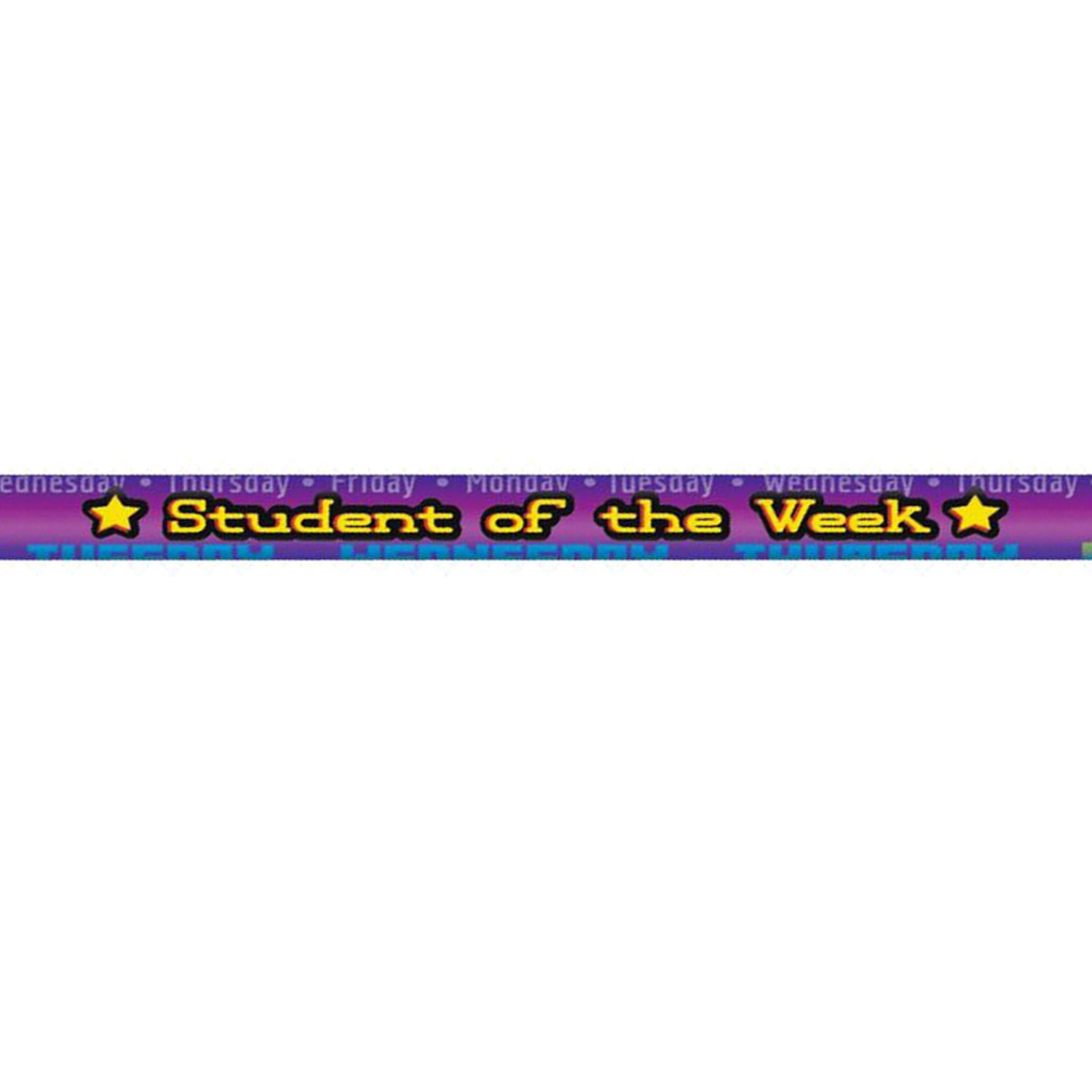 Moon Products Student of the Week Pencils, 12 Per Pack, 12 Packs