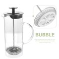 thumbnail image 5 of MOKKHNB 1pc Manual Coffee Pot With Scale Milk With Lid Thickened Handle For Easy Foaming For Home Use And Housewarming, 5 of 6
