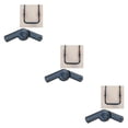 thumbnail image 3 of Justharion Heavy-Duty 7 Inch Collapsible Wagon Replacement Wheel Dual Bearing Rubber for Hand Cart Type 6 3Set, 3 of 5