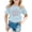 Light Blue, variant on Back To School Shirt Kids Regular Fit Trendy Prints Kindergarten Shirt for Boys Lightweight School Short Sleeve Top