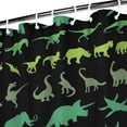 thumbnail image 3 of Green Dinosaurs MultiShapes Pattern Shower Curtain 36"x72" ,Bathroom Decorative Shower Curtains Set with 12 Hooks,Modern Waterproof Washable Shower Curtain, 3 of 6