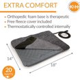thumbnail image 4 of K&H Lectro-Soft Outdoor Heated Dog Bed Gray Small, 4 of 6