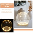thumbnail image 3 of unbranded Cubierta De Clara Con Base De Madera Para Adorno En Hogar Y Tienda, 3 of 8