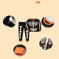 thumbnail image 5 of Emy Dola Kids Pajamas for Girl Boys Skeleton Glow-in-The-Dark Cotton Sleepwear Toddler Halloween PJs Outfit 2 Pieces Set, 5 of 9