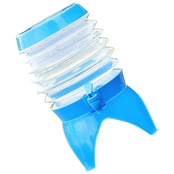 Camping Water Storage Jug Collapsible Water Bucket Portable Drink Dispenser with Spigot Water Bucket