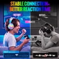 thumbnail image 4 of VEATOOL G5 Wired USB Gaming Headset,7.1 Surround Sound Gaming Headphones,Vibrant RGB - Game/Chat Balance, Over Ear Headphones with Noise Canceling Mic for PC, PS5/PS4, Laptop, Mac, 4 of 8