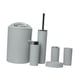 thumbnail image 3 of Juego de accesorios de baño de 6 piezas, dispensador de jabón, bote de basura, abrillantador, práctico Gris, 3 of 9
