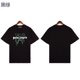 thumbnail image 1 of Camiseta de manga corta con estampado de letras de la marca Palm American, camiseta con estampado de grafiti limitada de Angels cityNegro Verde, 1 of 5
