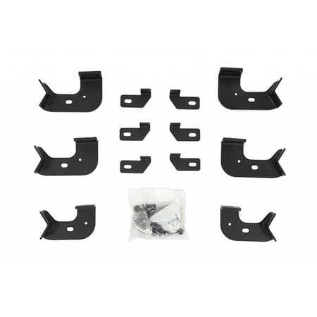 Dee-Zee Hex Mounting Bracket Kit For Jeep Gladiator 2020 2021 | Running Board | Textured Black