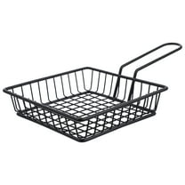 WRISTBIQUE French Fries Bucket Fried Food Serving Basket Black 1Pack