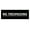 Black, variant on Basic No Trespassing Sign (Light Grey / Burgundy) - Small