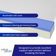 thumbnail image 6 of Valuepedic Queen Size 8-Inch Gel Memory Foam Mattress, Comfortable with Pressure Relieving Ergonomic Support, Breathable Soft Fabric Cover, Fiberglass Free, Mattress in a Box, 6 of 10