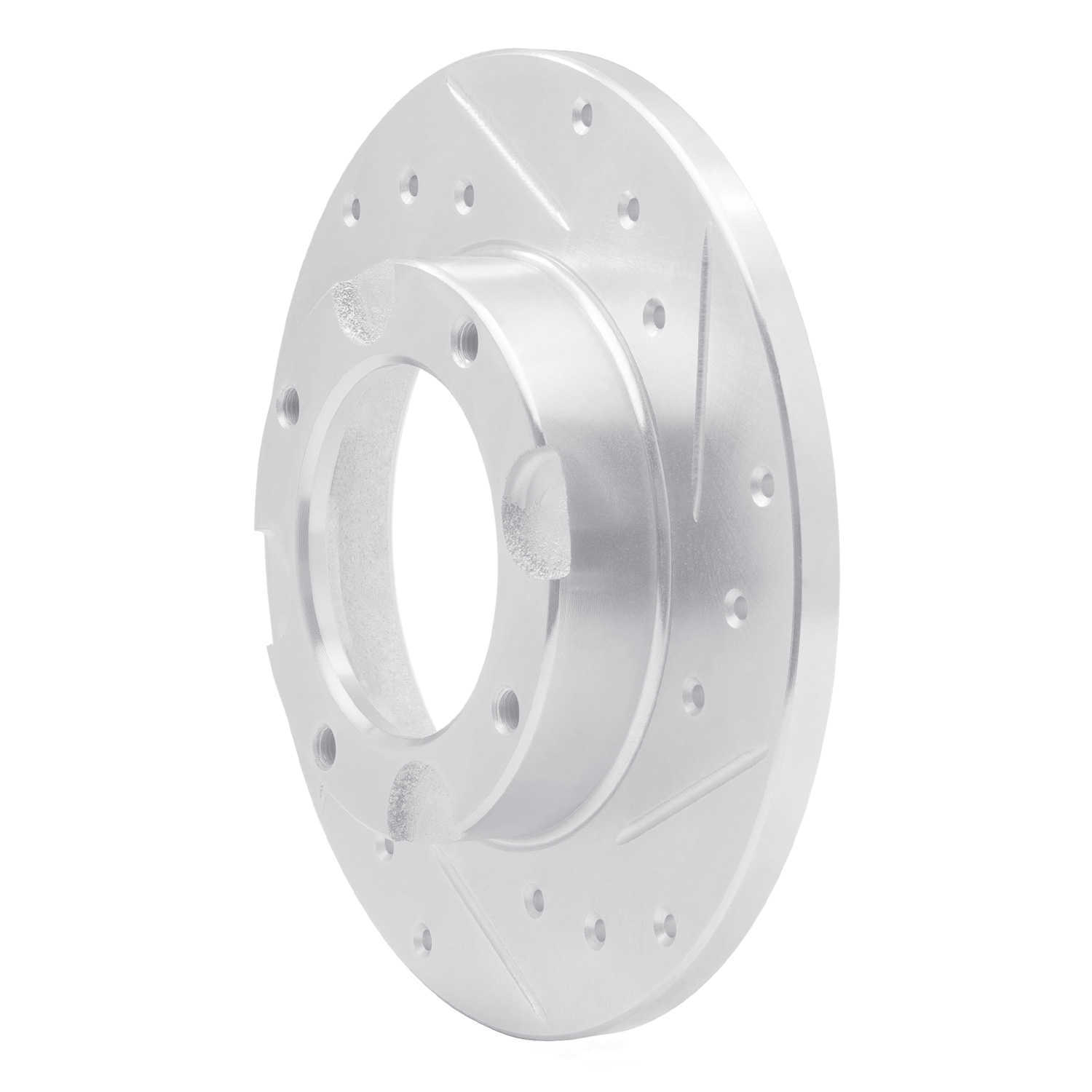 Dynamic Friction Company 631-59002R DFC Brake Rotor - Drilled And Slotted - Silver