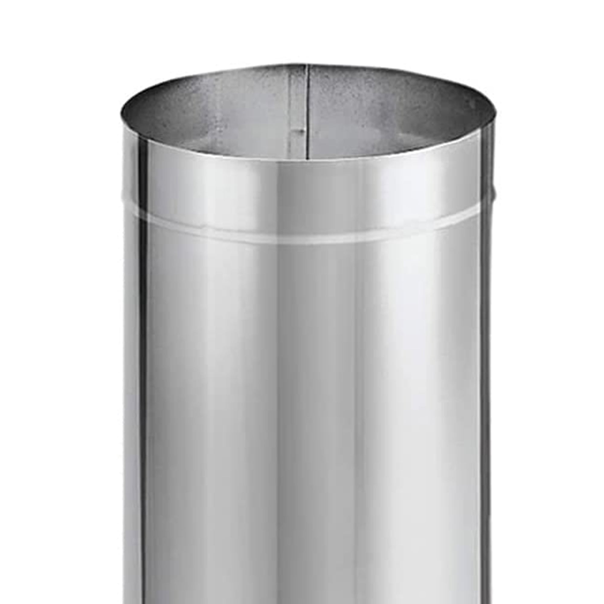 DuraVent DuraBlack 48x6 Inch Steel Single Wall Interior Stove Pipe, Black, 6DBK-48SS