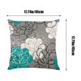 thumbnail image 3 of Edgergery Yellow Grey Pillow Covers 18x18 Inch,Xmas Decorative Daisy Throw Pillow Cover for Couch Modern Farmhouse Pillow Case for Living Room Outdoor Home Decor, 3 of 5