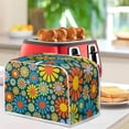 thumbnail image 3 of UNICEU Universal Four Slice Toaster Cover Abstract Hippie Daisy Flower Blossom Print Soft Kitchen Appliance Cover Dust Proof Protector, 3 of 6