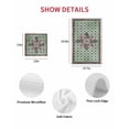 thumbnail image 7 of Farmhouse Flowers Kitchen Dish Towels for Drying Dishes Set of 3, Ethnic Retro Abstract Pattern Lattice Waffle Weave Microfiber Hand Tea Bathroom Towels Quick Dry & Absorbent Towel 15.7x23.6, 7 of 7